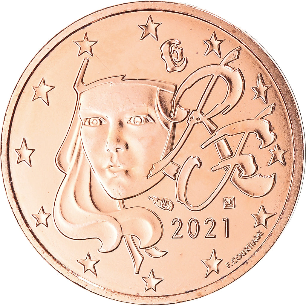 Francija,
Monnaie de Paris,
2 evro centa
