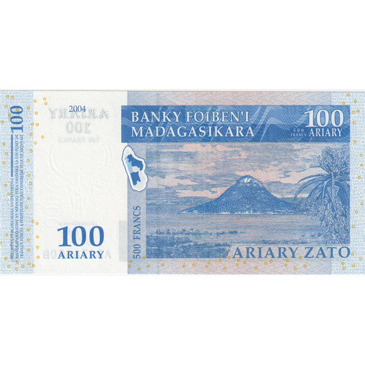 Madagaskar,
100 ariarjev,
2004