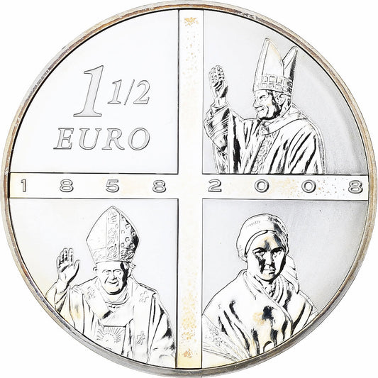 Francija,
1-1/2 evra,
Lurd