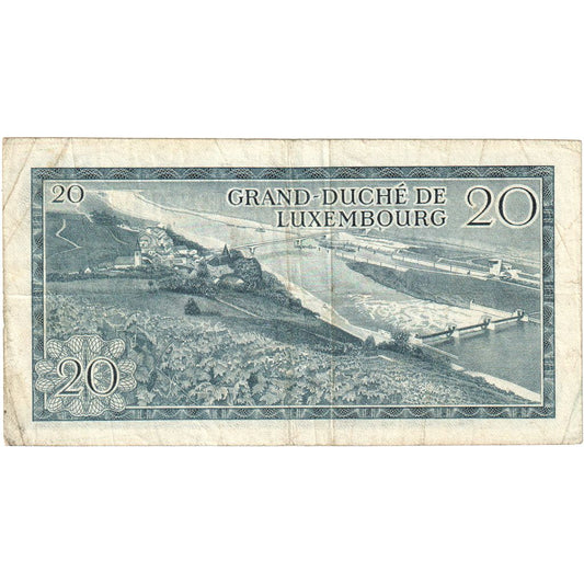 Luksemburg,
20 frankov,
1966-03-07