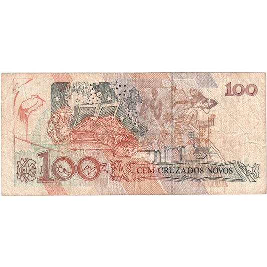 Brazilija,
100 Cruzeirov,
VF (20-25)