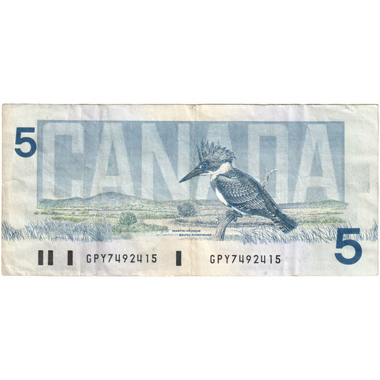 Kanada,
5 dolarjev,
EF (40-45)