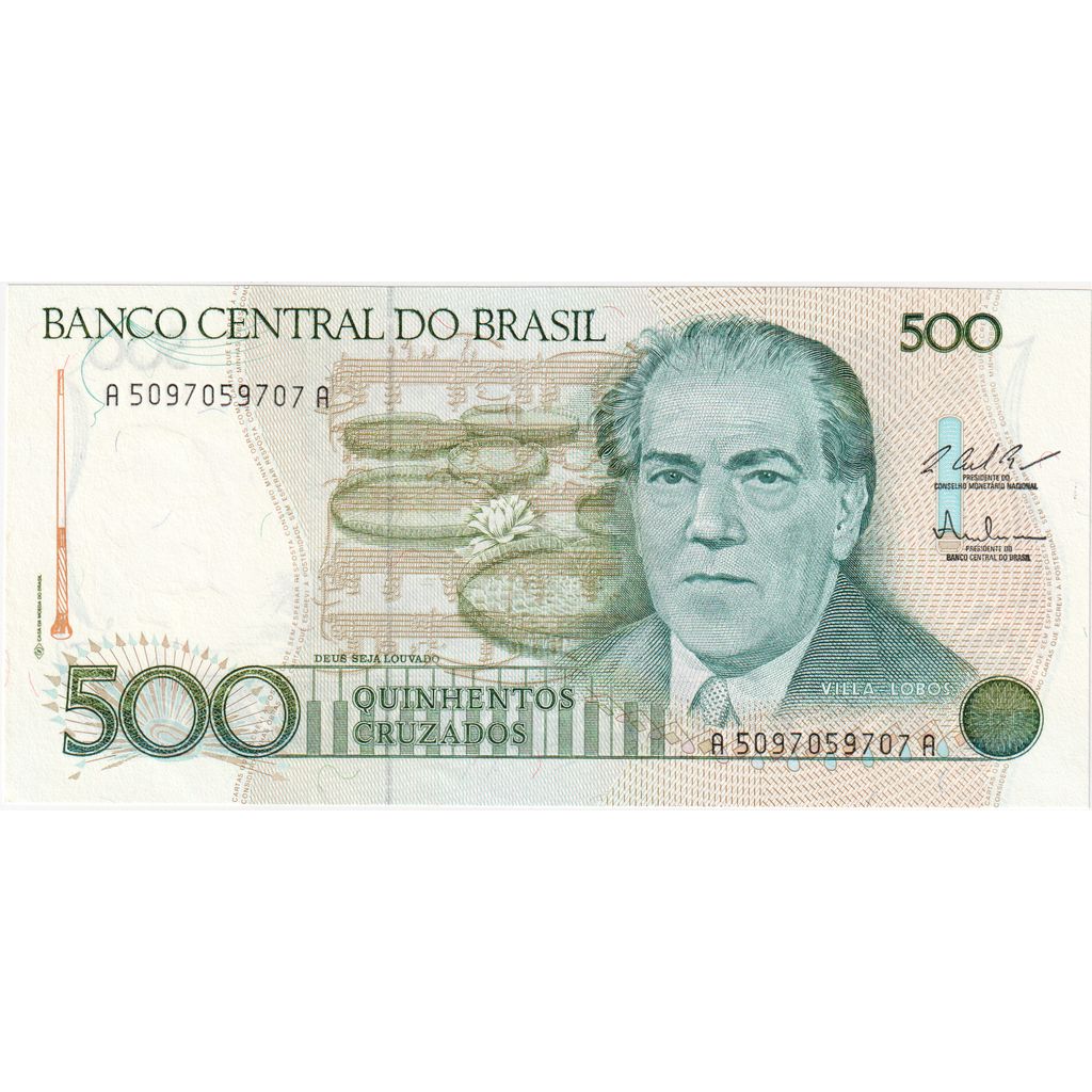 Brazilija,
500 Cruzados,
UNC (65-70)