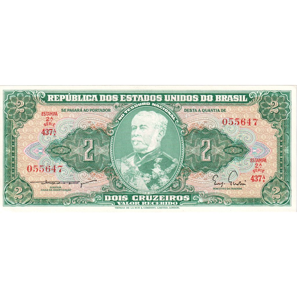 Brazilija,
2 Cruzeira,
UNC (63)