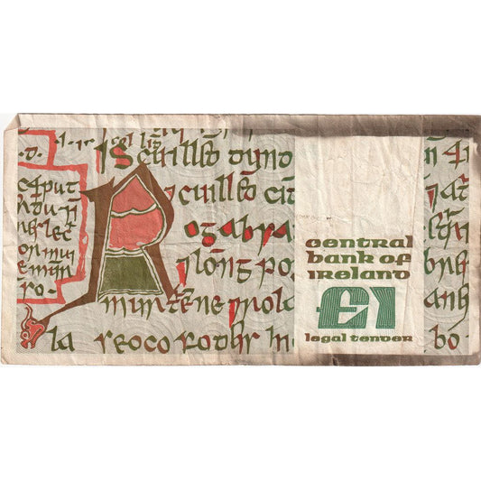 Irska - Republika,
1 funt,
1989-01-09
