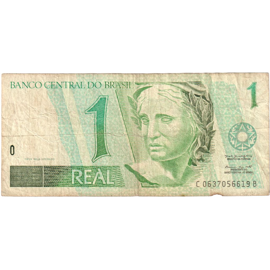 Brazilija,
1 Réal,
VF (20-25)