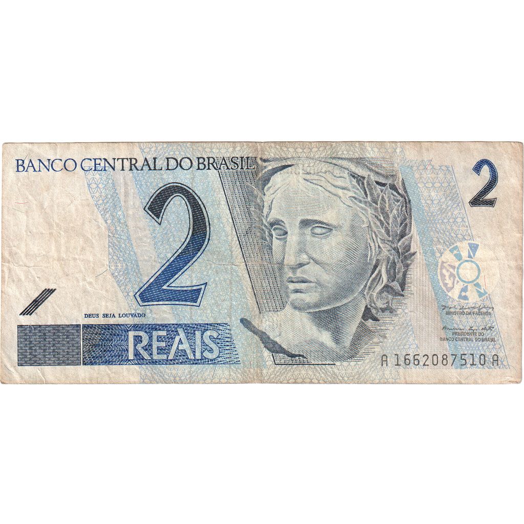Brazilija,
2 reala,
Brez datuma (2001)