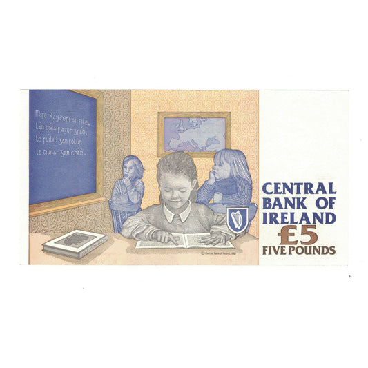bankovec,
Irska - Republika,
5 funtov