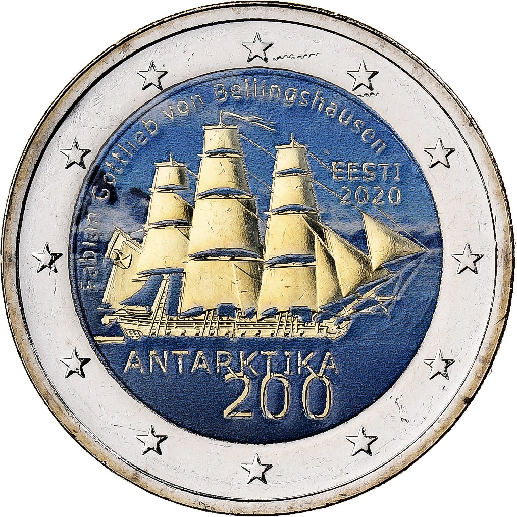 Estonija,
2 evra,
Barvano