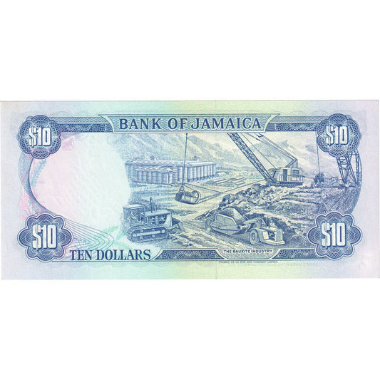 Jamajka,
10 dolarjev,
1987-09-01