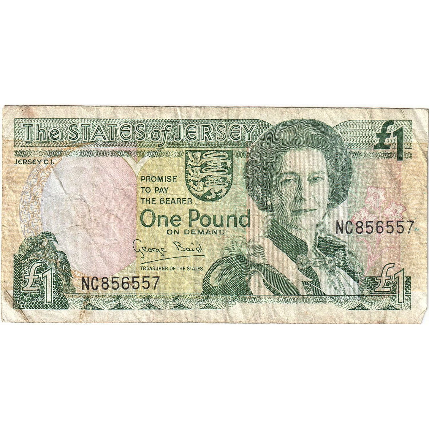 bankovec,
Jersey,
1 funt