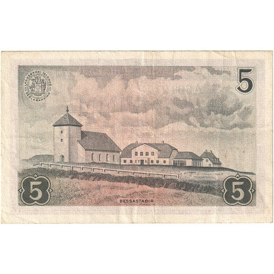 Islandija,
5 kron,
1957-06-21