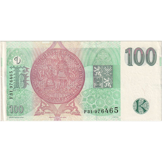 Češka,
100 korunov,
1997