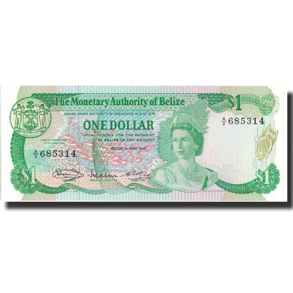 bankovec,
Belize,
1 dolar