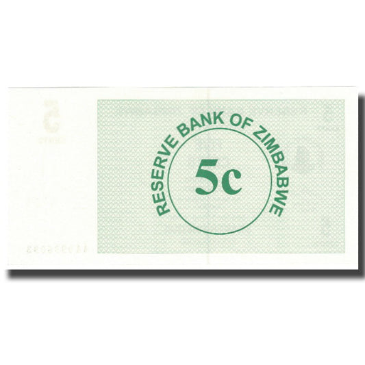 bankovec,
Zimbabve,
5 centov