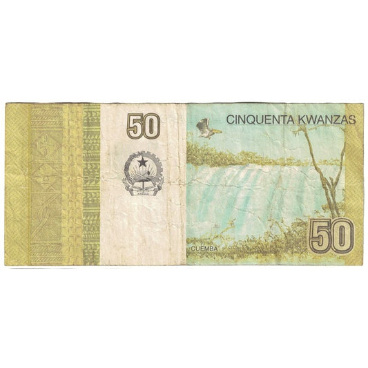 bankovec,
Angola,
50 kvanz