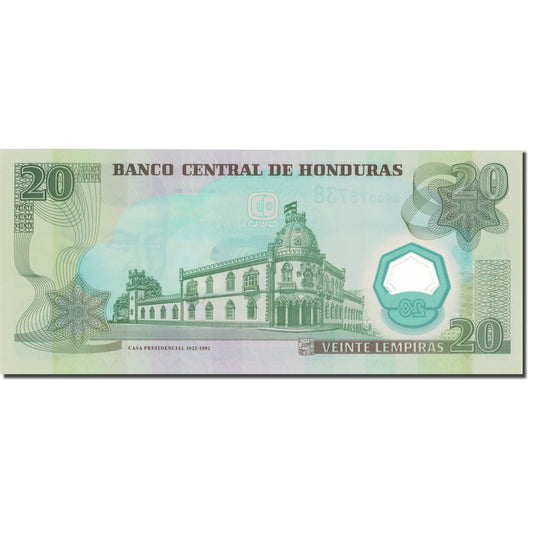 bankovec,
Honduras,
20 lempir