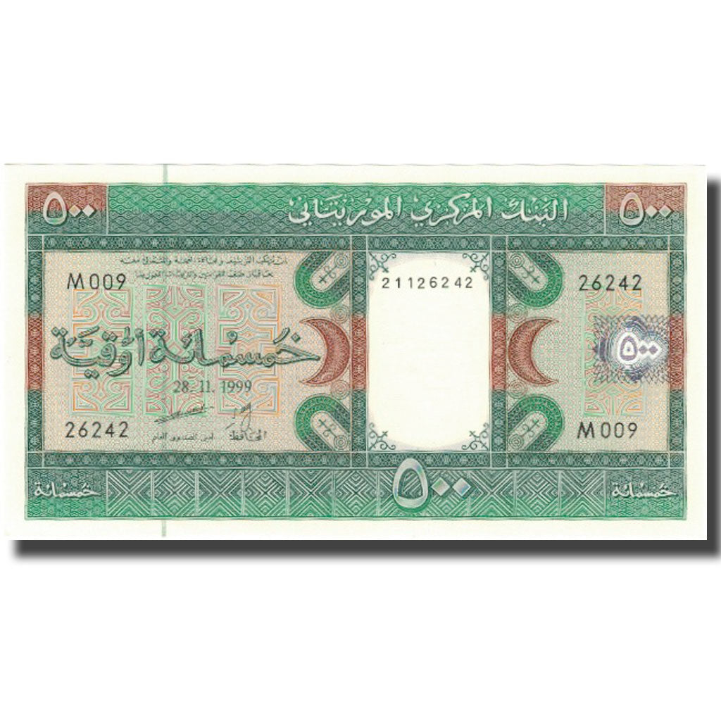 Mavretanija,
500 Ouguiya,
1999-11-28