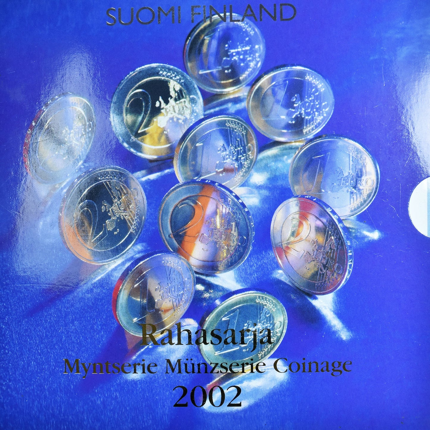 Finska, 
  
  1 cent do 2 evra, 
  
  evro set - Helsinška katedrala