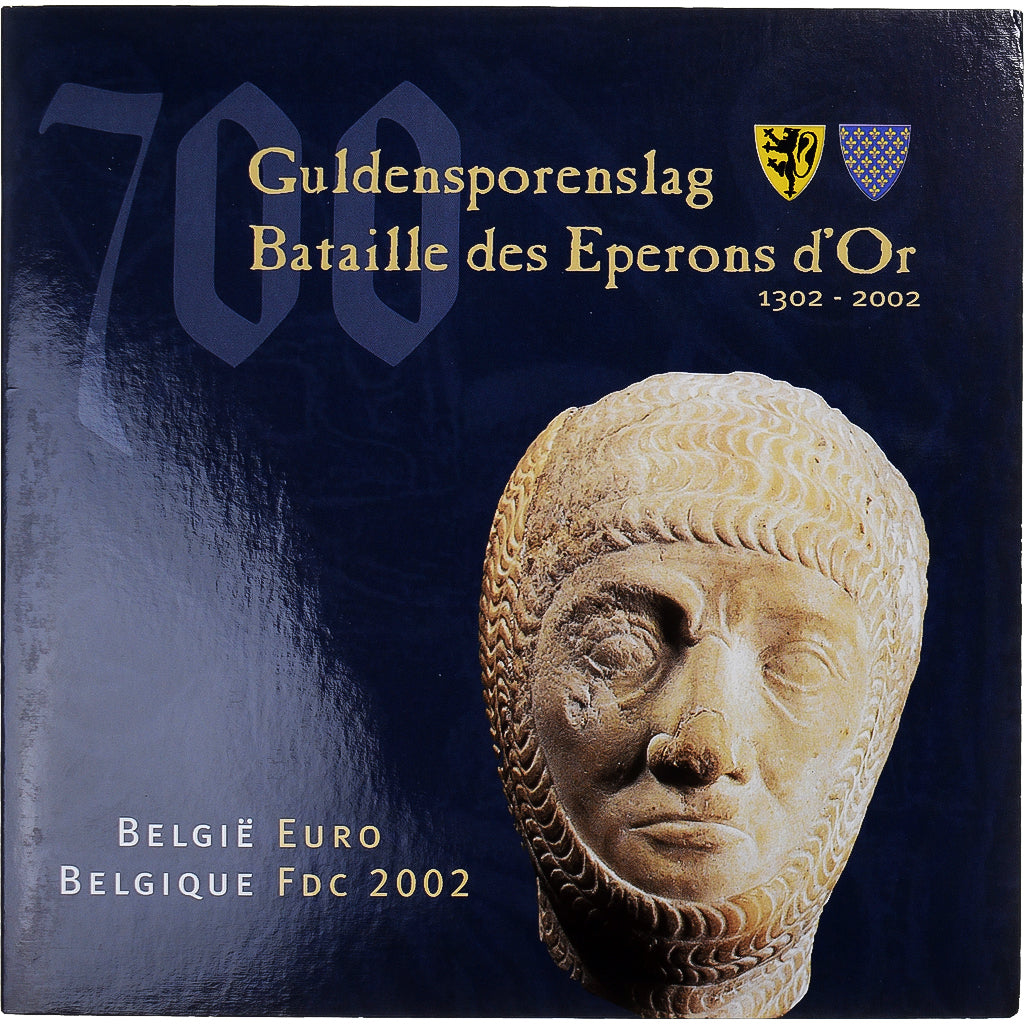 Belgija, 
  
  1 cent do 2 evra, 
  
  Bataille des éperons d'or