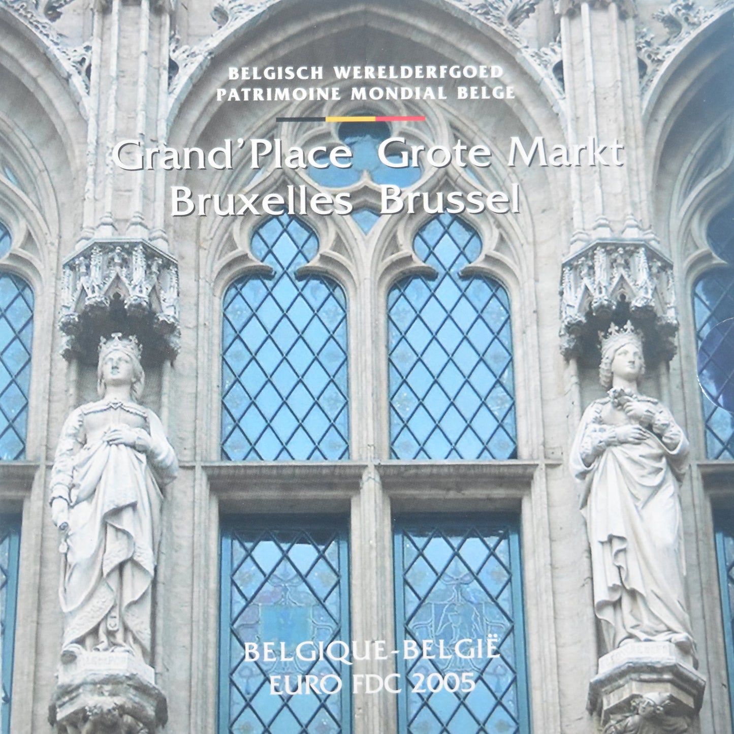 Belgija, 
  
  1 cent do 2 evra, 
  
  evro set - Grand'Place de Bruxelles