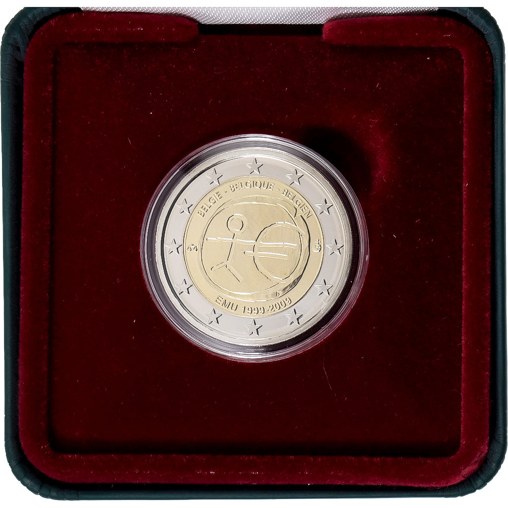 Belgija, 
  
  2 evra, 
  
  Monetarna unija