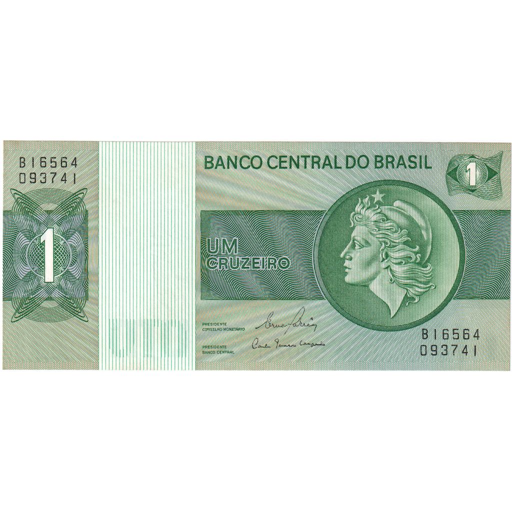 Brazilija, 
  
  1 Cruzeiro, 
  
  AU (55-58)