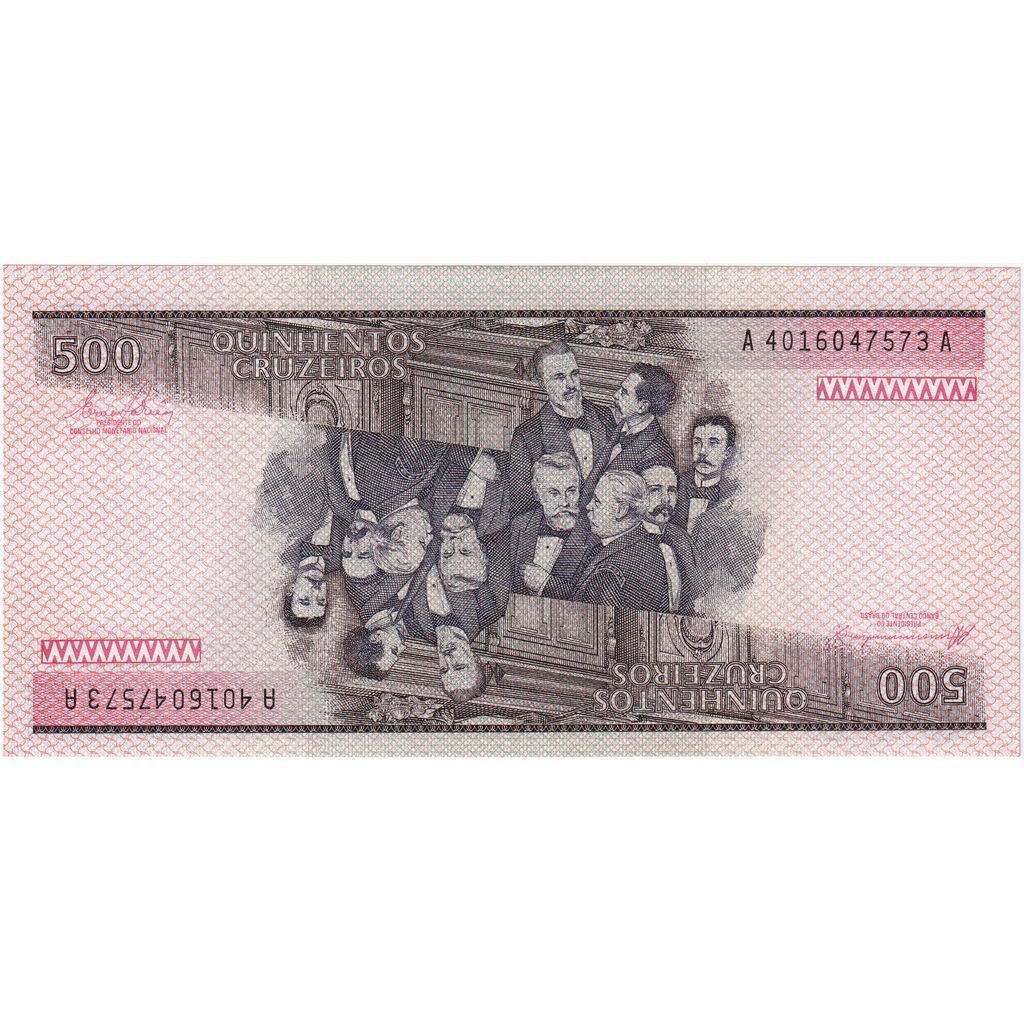 Brazilija, 
  
  500 Cruzeirov, 
  
  KM: 200b