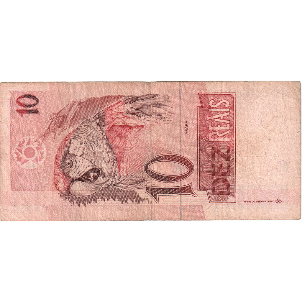 Brazilija, 
  
  10 realov, 
  
  VF (20-25)