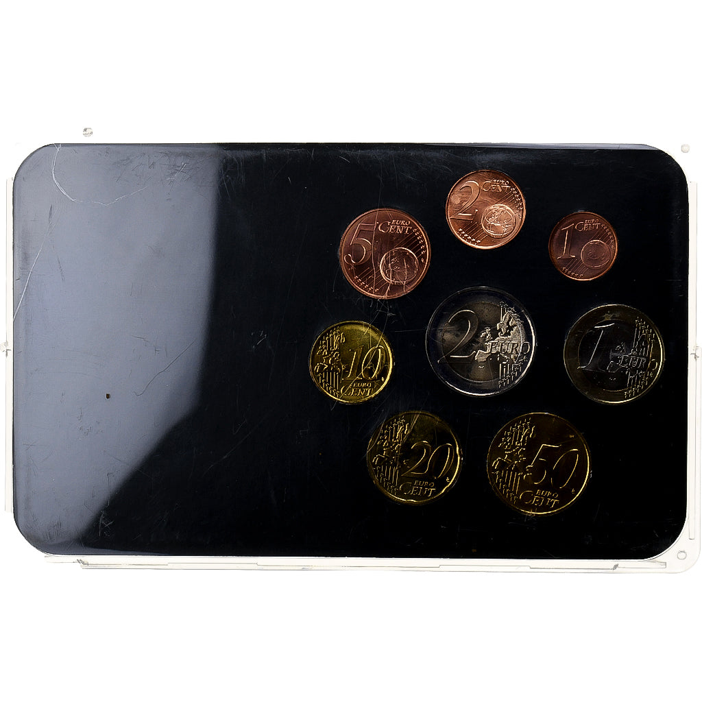 Avstrija, 
  
  Komplet 1 ct. - 2 evra, 
  
  Mešani datumi