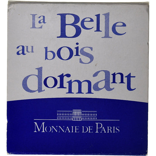Francija, 
  
  1-1/2 evra, 
  
  La Belle au bois miruje