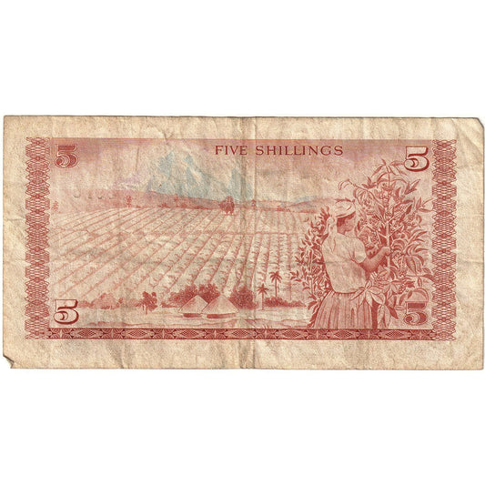 Kenija, 
  
  5 šilingov, 
  
  1978