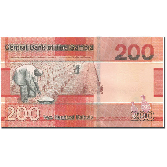 bankovec, 
  
  Gambija, 
  
  200 Dalasis