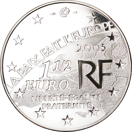 Francija, 
  
  1-1/2 evra, 
  
  Konec druge svetovne vojne